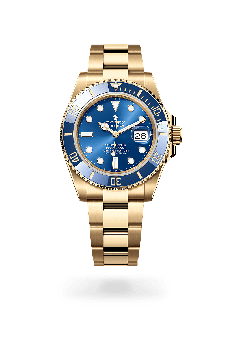 rolex Submariner in 18 kt yellow gold,  - Walters & Hogsett