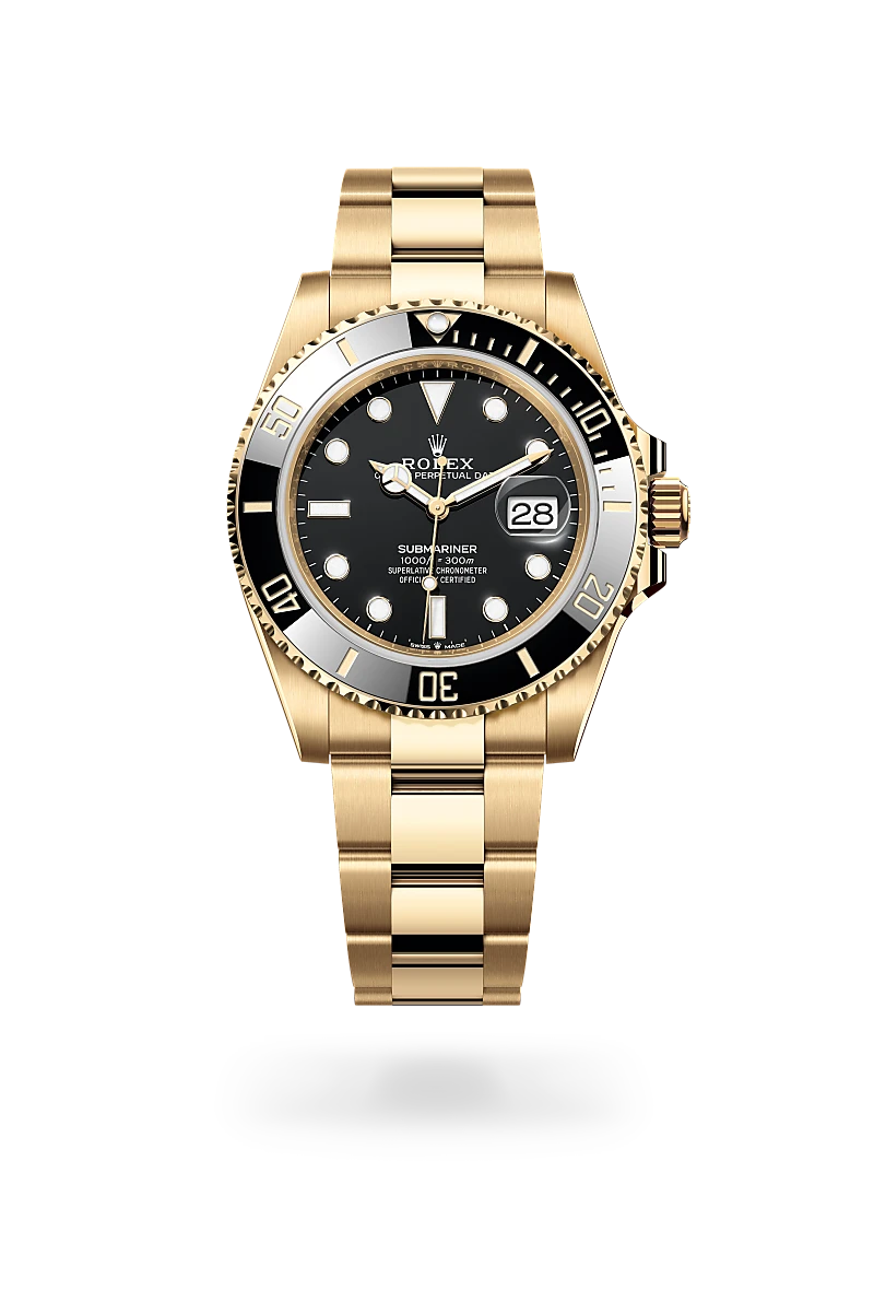 Rolex Submariner in 18 kt yellow gold, M126618LN-0002 - Walters & Hogsett