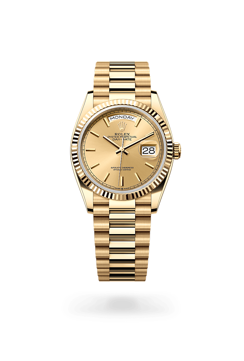 rolex Day-Date in 18 kt yellow gold,  - Walters & Hogsett