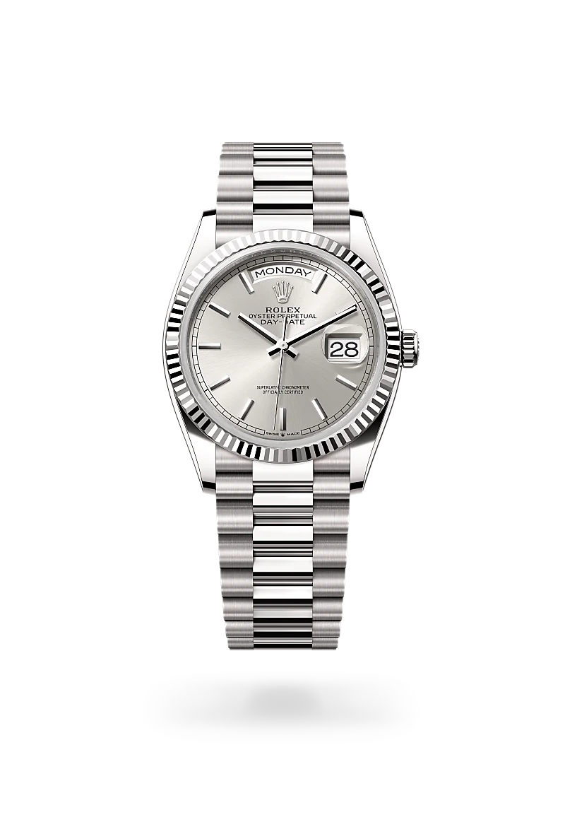 Rolex Day-Date in 18 kt white gold, M128239-0005 - Walters & Hogsett