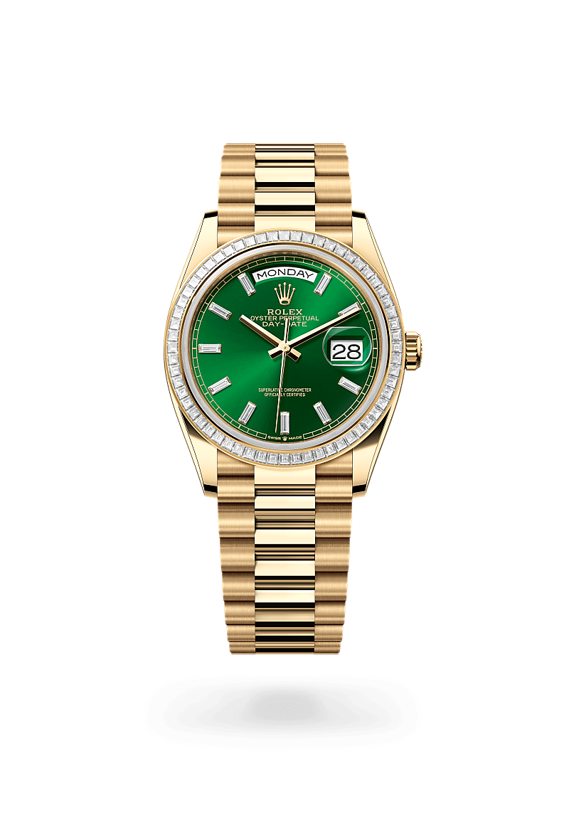 Rolex Day-Date 36 in 18 kt yellow gold, M128398TBR-0035 | Walters & Ho ...
