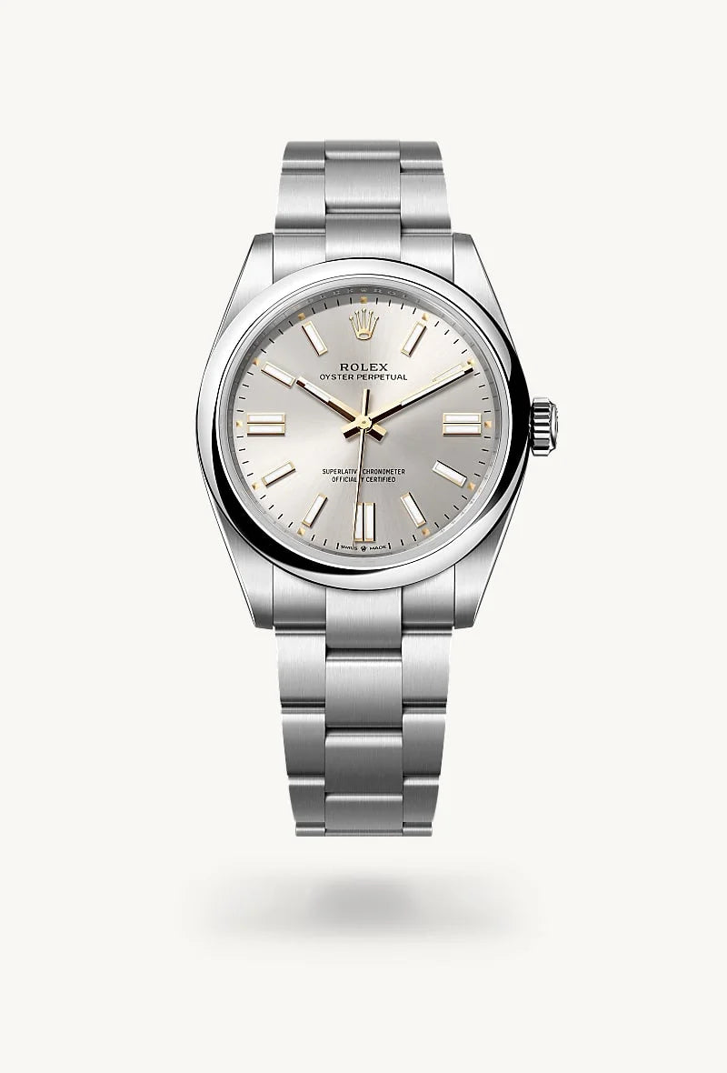 Rolex Oyster Perpetual in Oystersteel, M134300-0001 - Walters & Hogsett