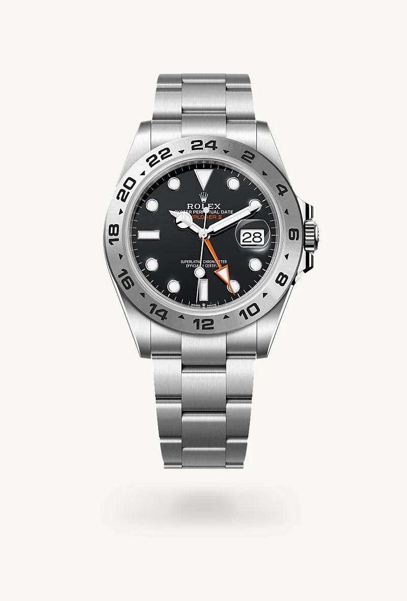 Rolex Explorer II in Oystersteel, M226570-0002 - Walters & Hogsett