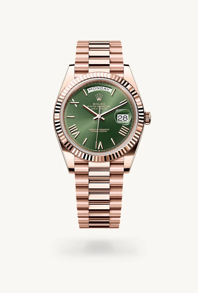 Rolex Day-Date in 18 kt Everose gold, M228235-0025 - Walters & Hogsett