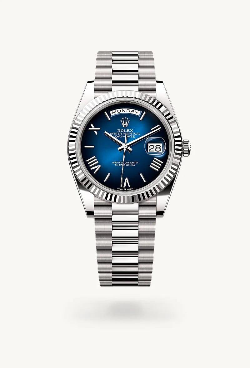 Rolex Day-Date in 18 kt white gold, M228239-0076 - Walters & Hogsett