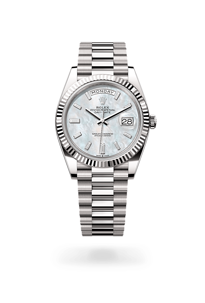 rolex Day-Date in 18 kt white gold,  - Walters & Hogsett