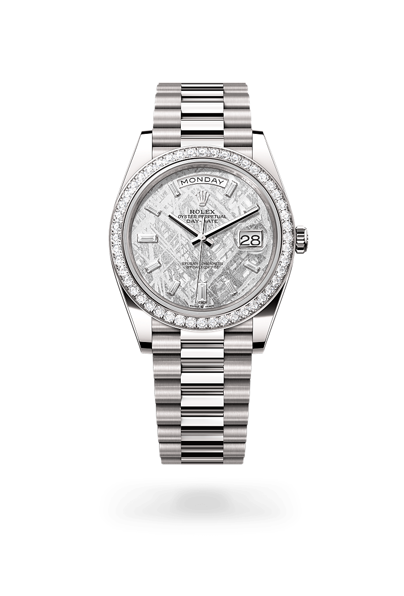 rolex Day-Date in 18 kt white gold,  - Walters & Hogsett