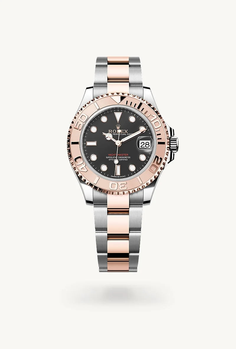 Rolex Yacht-Master in Everose Rolesor - combination of Oystersteel and Everose gold, M268621-0004 - Walters & Hogsett