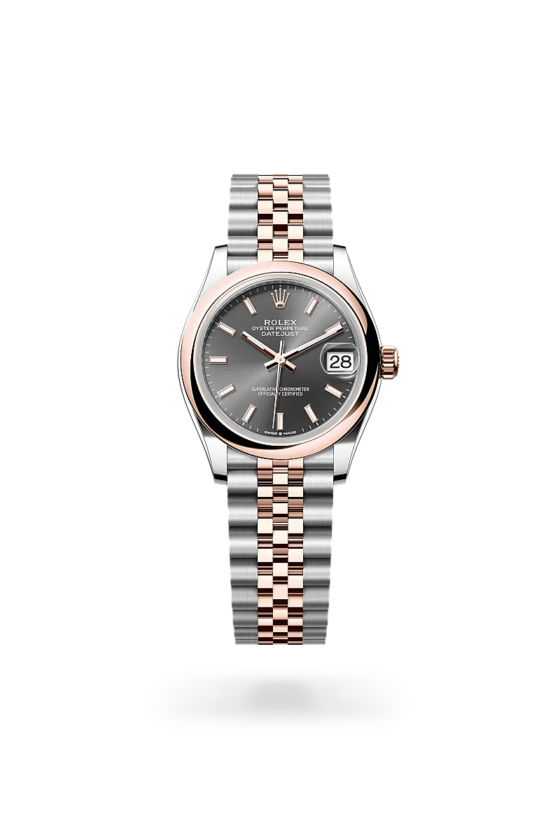 Rolex Datejust in Everose Rolesor - combination of Oystersteel and Everose gold, M278241-0018 - Walters & Hogsett