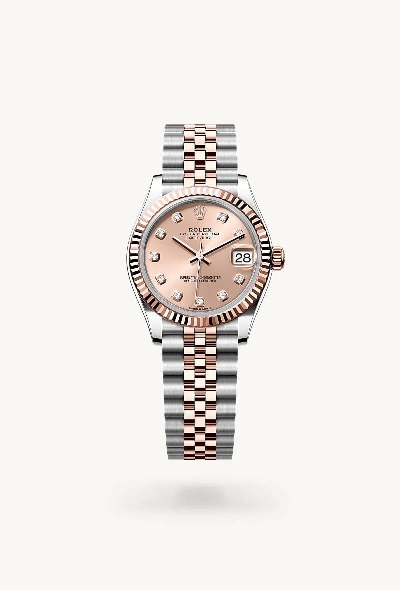 Rolex Datejust in Everose Rolesor - combination of Oystersteel and Everose gold, M278271-0024 - Walters & Hogsett