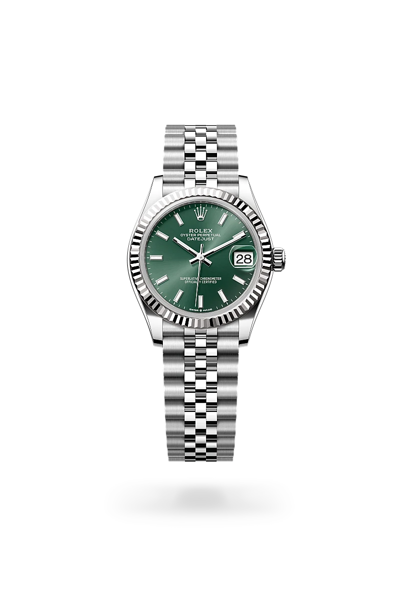 Rolex Datejust in White Rolesor - combination of Oystersteel and white gold, M278274-0018 - Walters & Hogsett