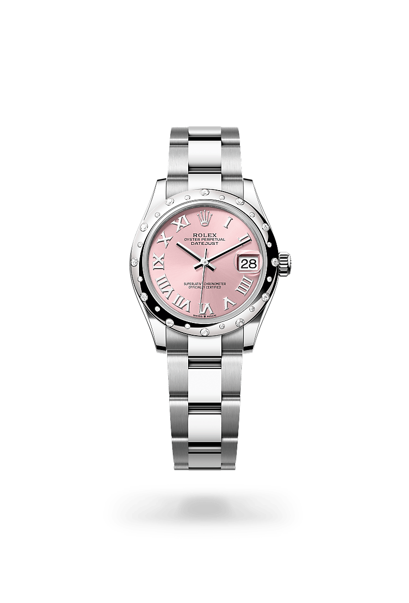 Rolex Datejust in White Rolesor - combination of Oystersteel and white gold, M278344RBR-0021 - Walters & Hogsett