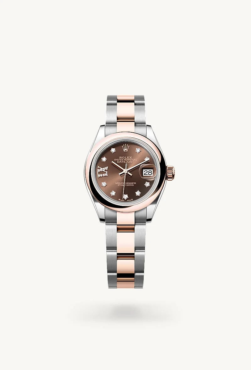 Rolex Lady-Datejust in Everose Rolesor - combination of Oystersteel and Everose gold, M279161-0004 - Walters & Hogsett