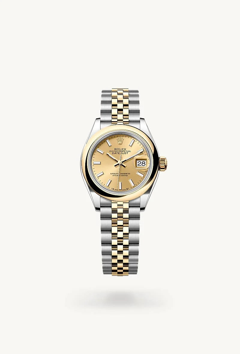 Rolex Lady-Datejust in Yellow Rolesor - combination of Oystersteel and yellow gold, M279163-0001 - Walters & Hogsett