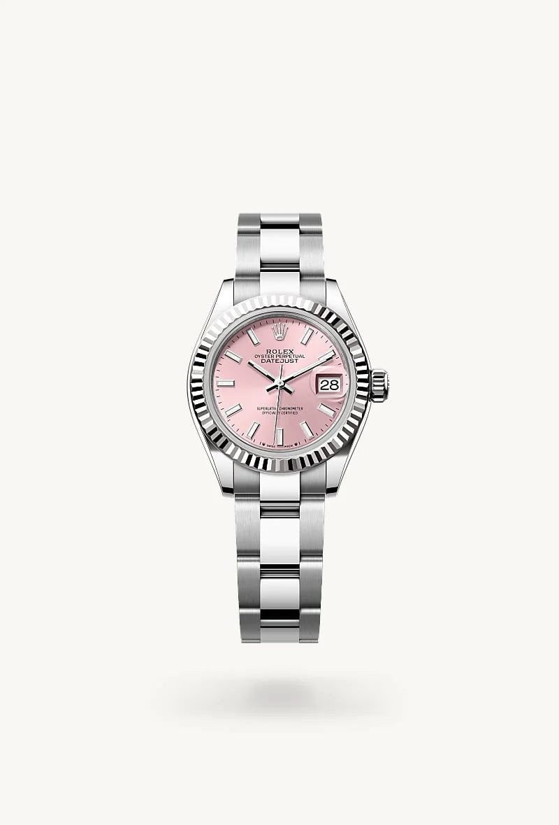 Rolex Lady-Datejust in White Rolesor - combination of Oystersteel and white gold, M279174-0002 - Walters & Hogsett