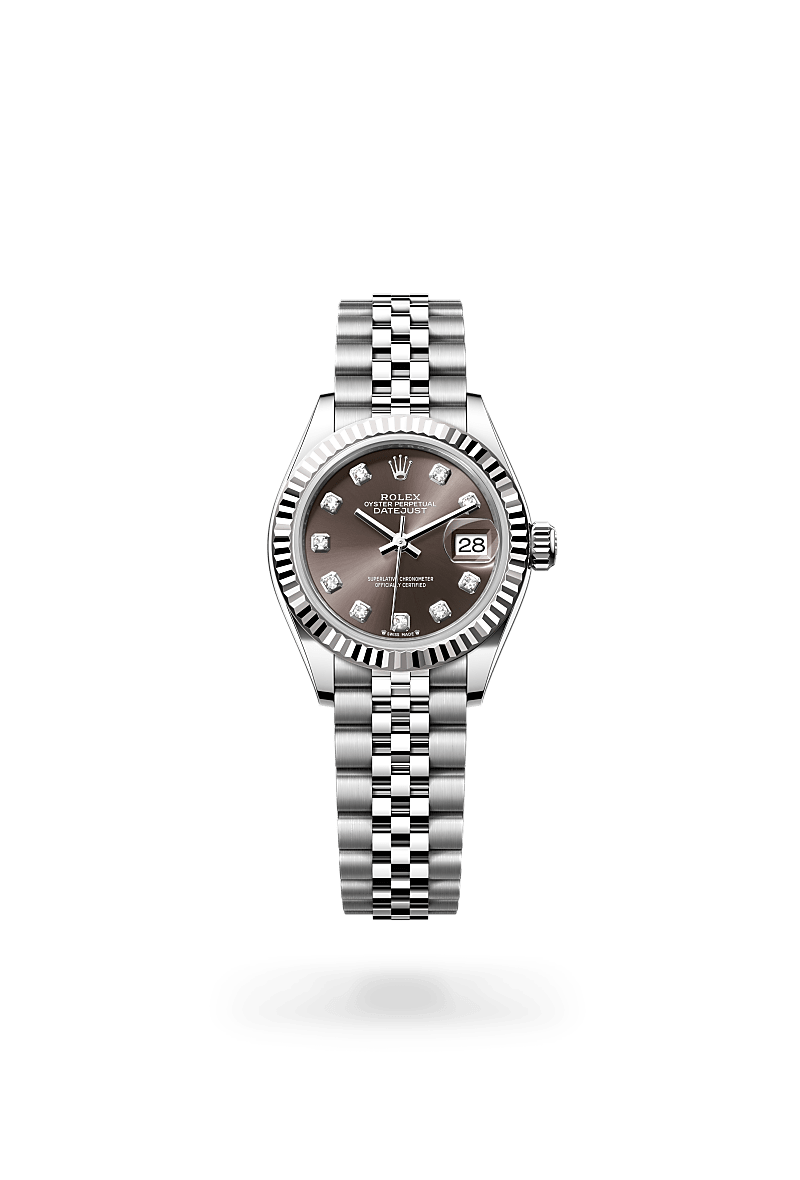 rolex Lady-Datejust in White Rolesor - combination of Oystersteel and white gold,  - Walters & Hogsett