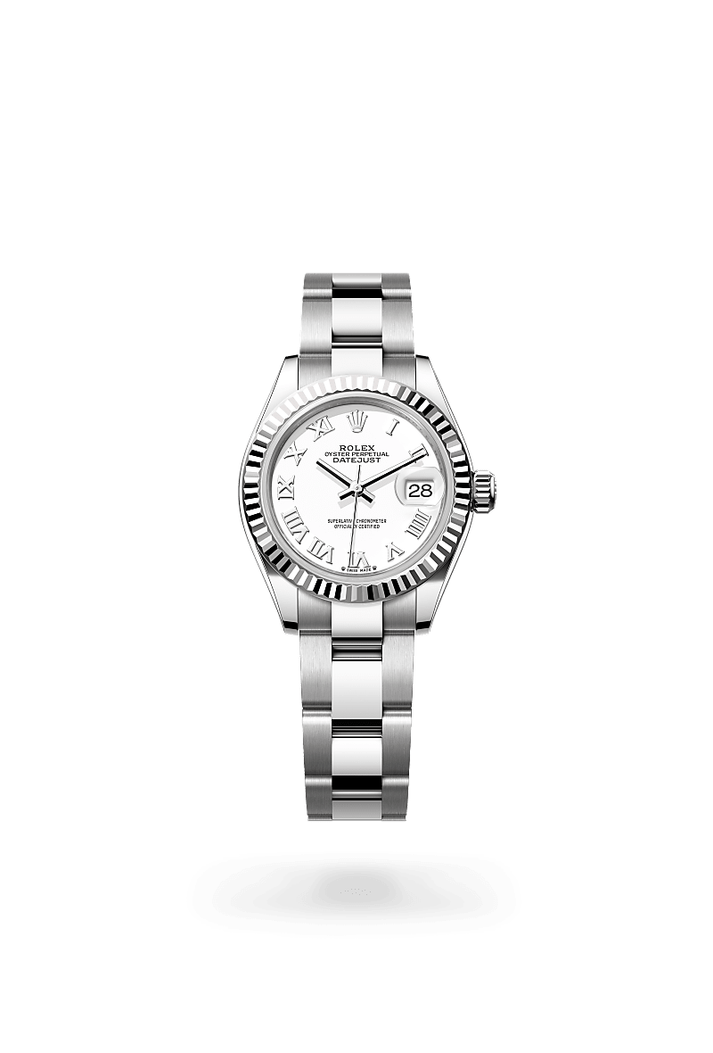 rolex Lady-Datejust in White Rolesor - combination of Oystersteel and white gold,  - Walters & Hogsett