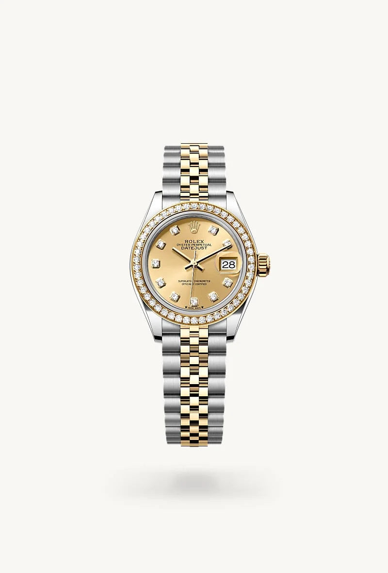Rolex Lady-Datejust in Yellow Rolesor - combination of Oystersteel and yellow gold, M279383RBR-0011 - Walters & Hogsett