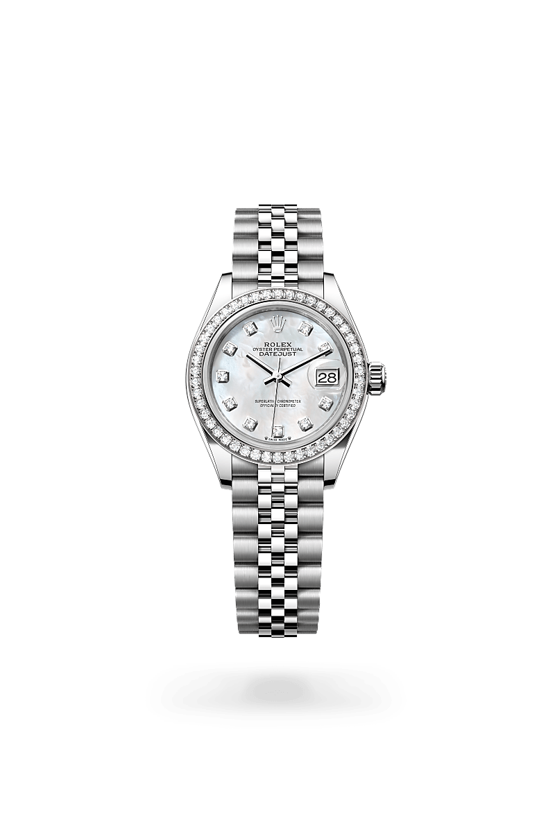 rolex Lady-Datejust in White Rolesor - combination of Oystersteel and white gold,  - Walters & Hogsett