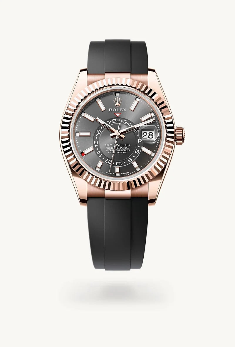 Rolex Sky-Dweller in 18 kt Everose gold, M336235-0004 - Walters & Hogsett