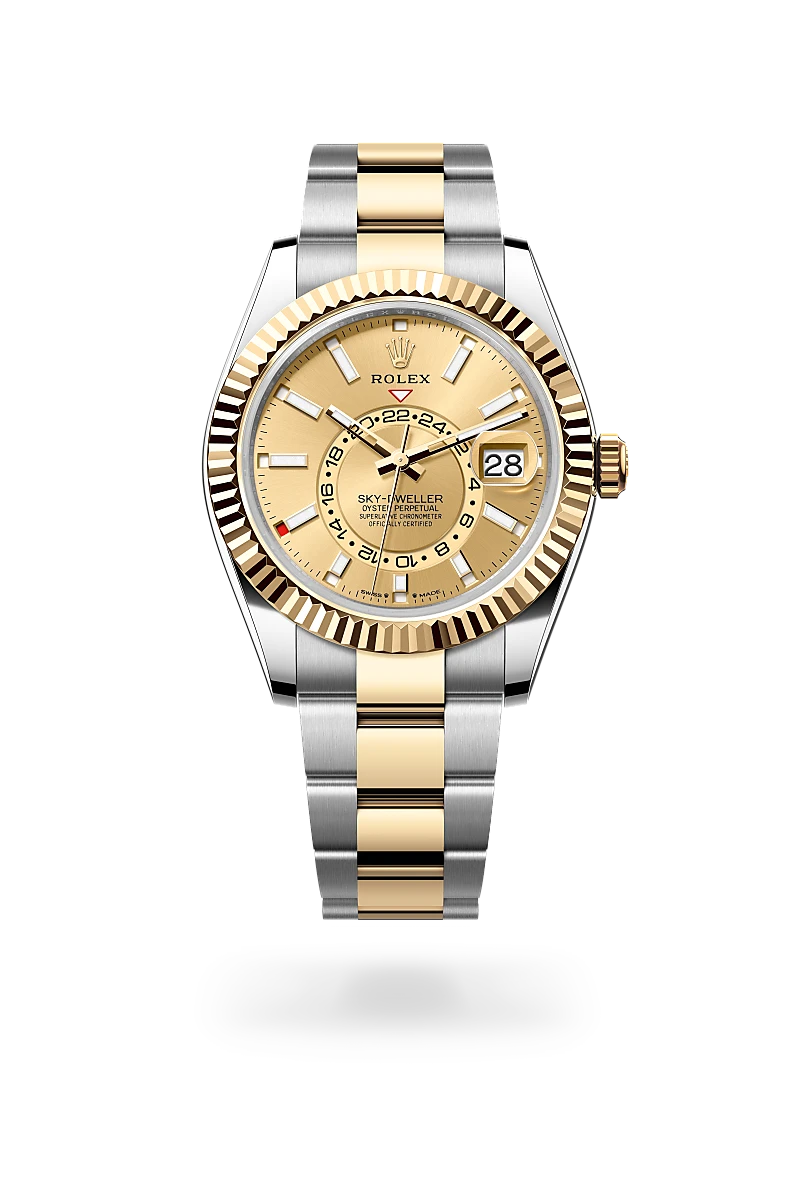 Rolex Sky-Dweller in Yellow Rolesor - combination of Oystersteel and yellow gold, M336933-0001 - Walters & Hogsett