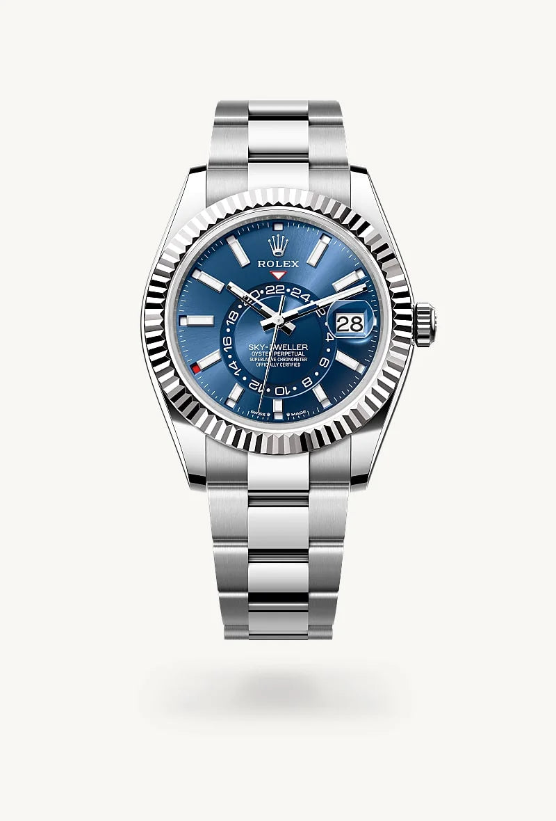 Rolex Sky-Dweller in White Rolesor - combination of Oystersteel and white gold, M336934-0005 - Walters & Hogsett