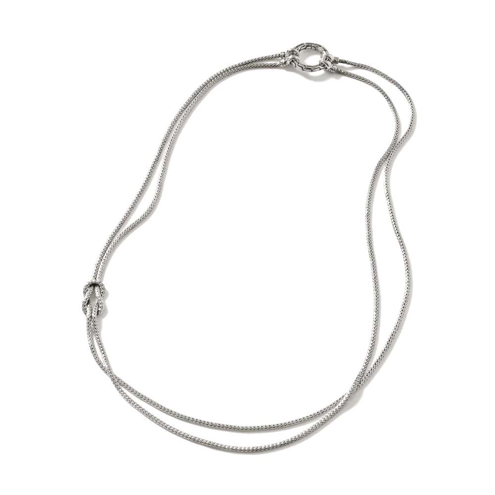 Silver Love Knot Necklace