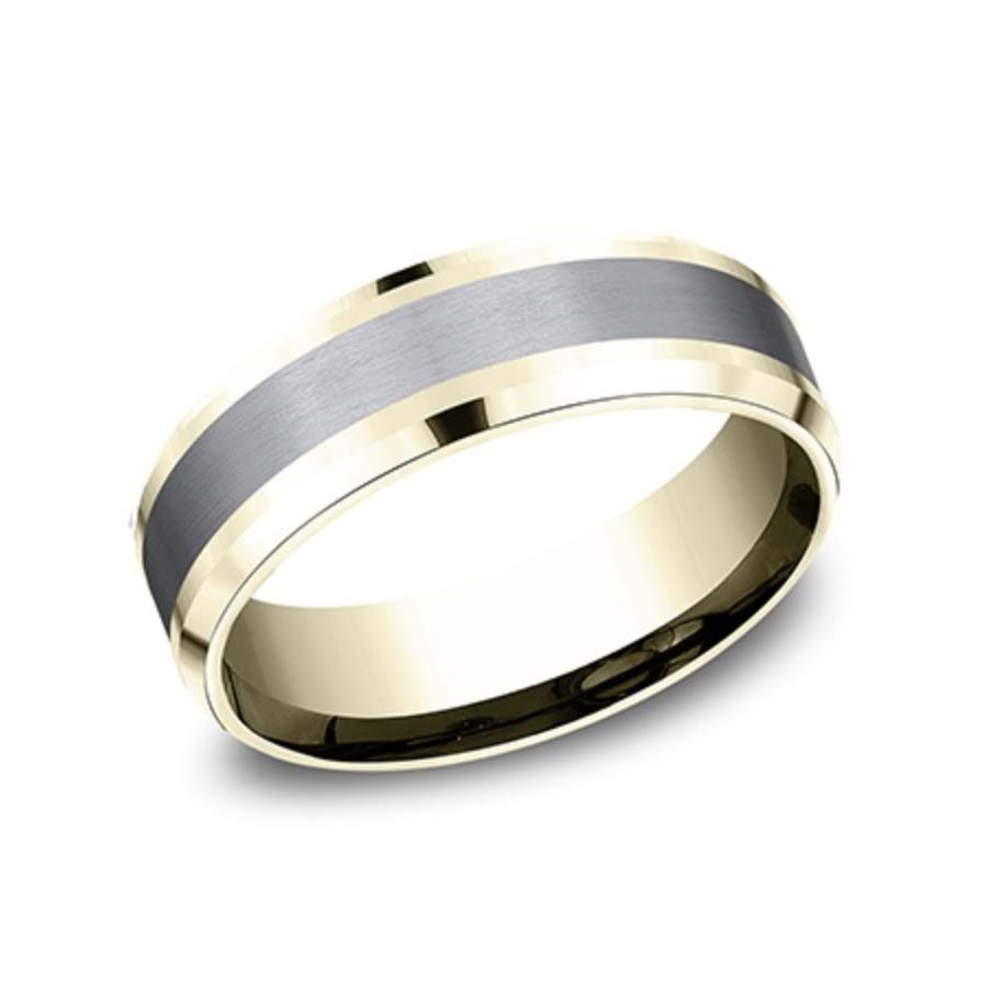 Benchmark 7mm Bevel Satin Band