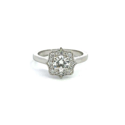 Arabesque Halo Ring