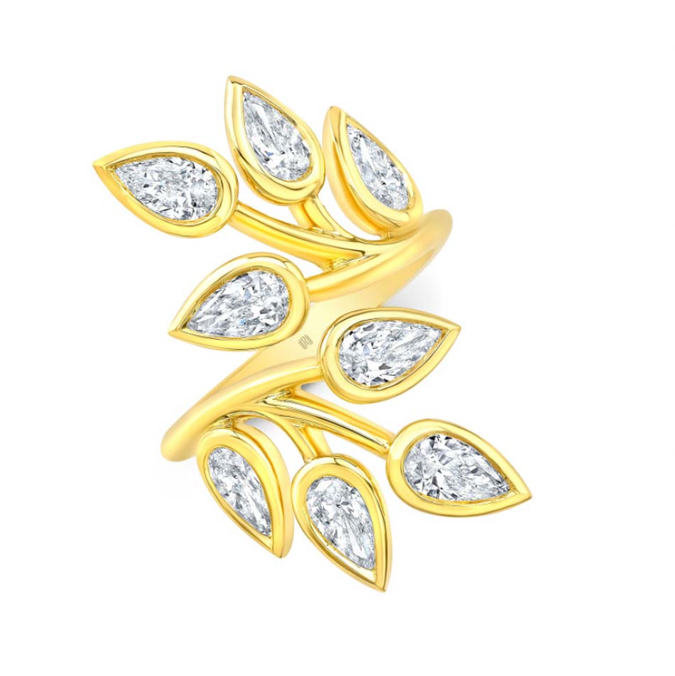 Pear-Shaped Diamond Ring