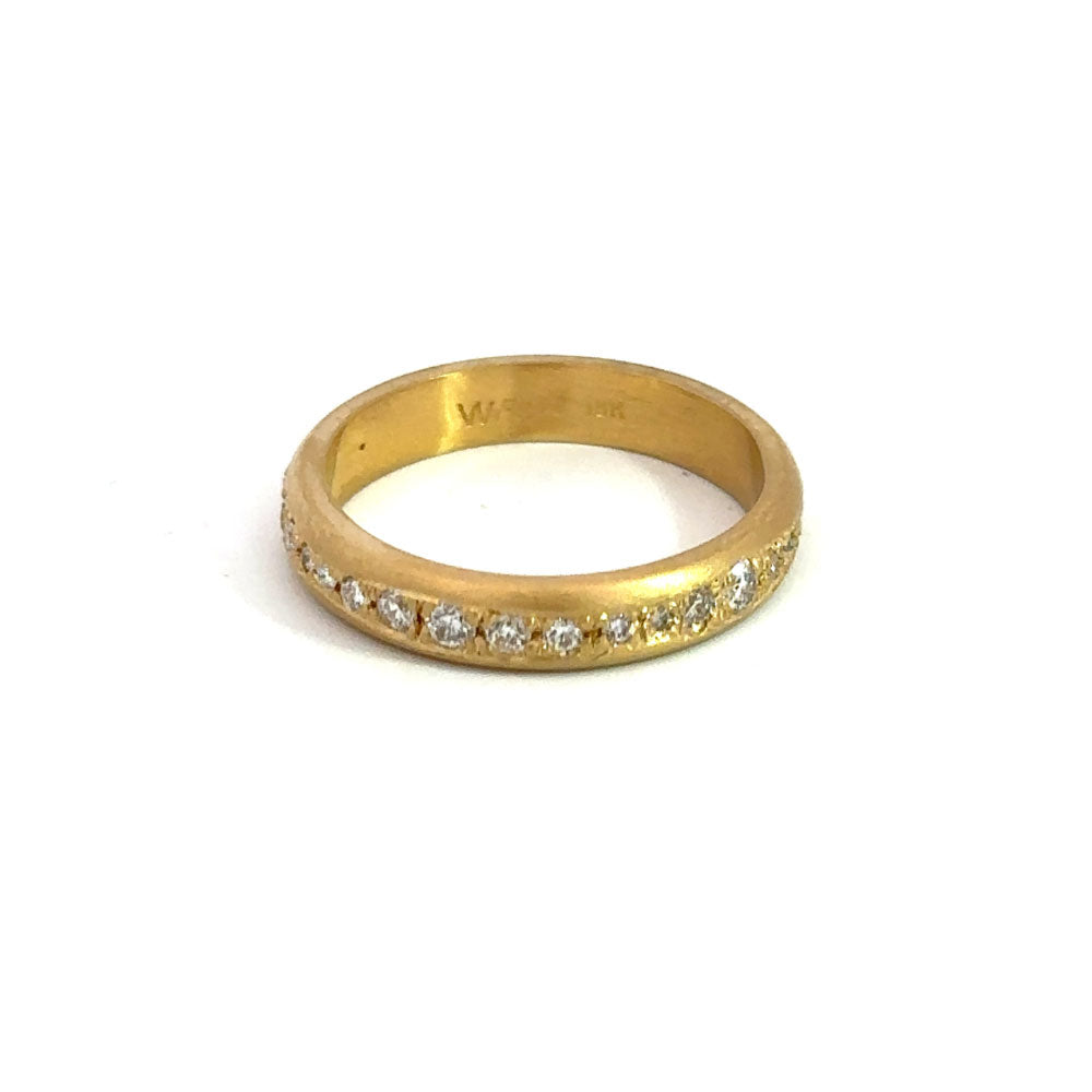 Yellow Gold Eternity Band