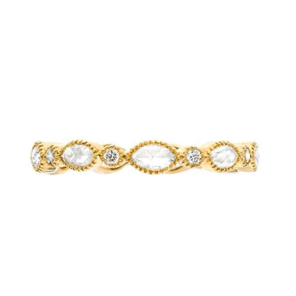 Rose Cut Diamond Band
