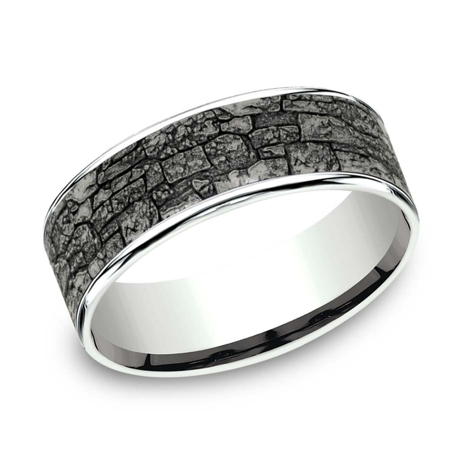 Benchmark Stone Wall Pattern Band