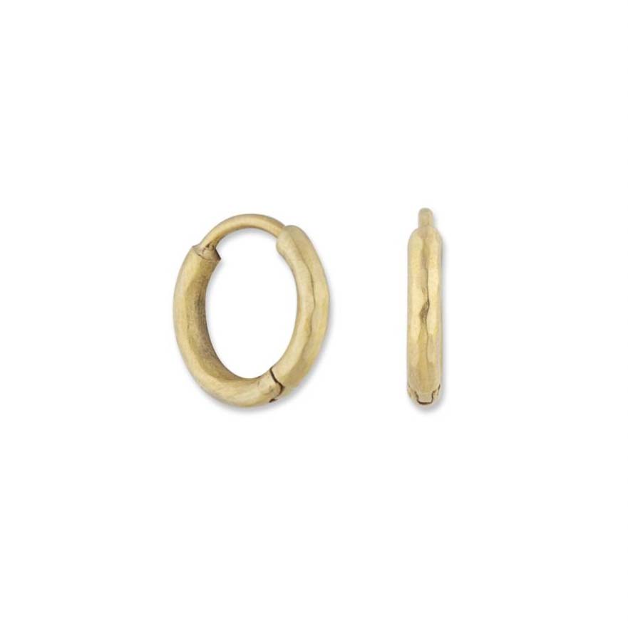 Yellow Gold Hoops