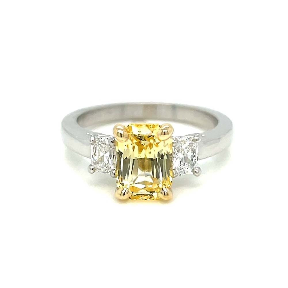 Studio W&H Yellow Sapphire and Diamond Ring
