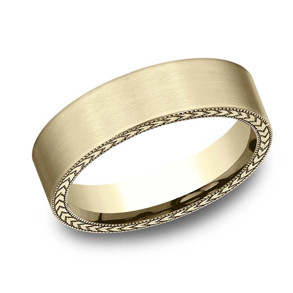 Benchmark 6.5mm Yellow Gold Band