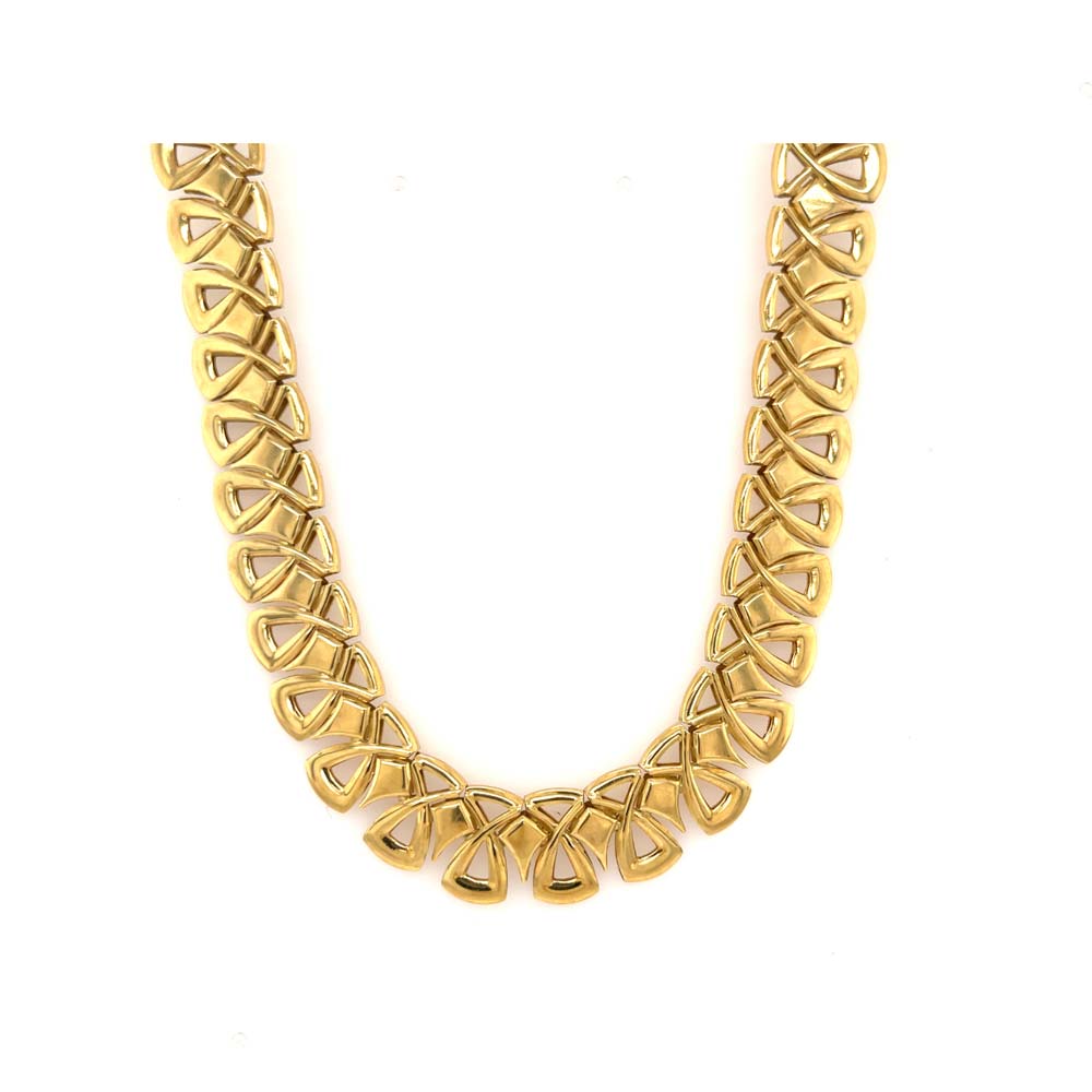 W&H Estate Yellow Gold 'Figure 8' Necklace