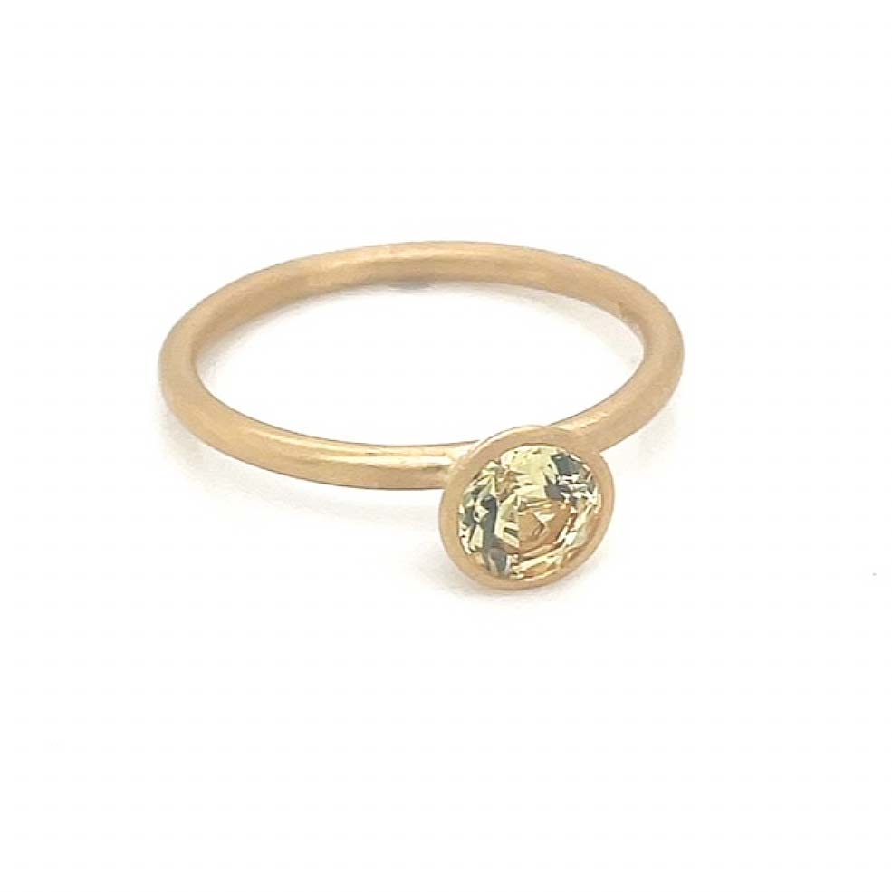 Yellow Sapphire Ring 