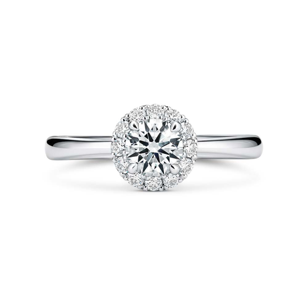 platinum Vela engagement ring 